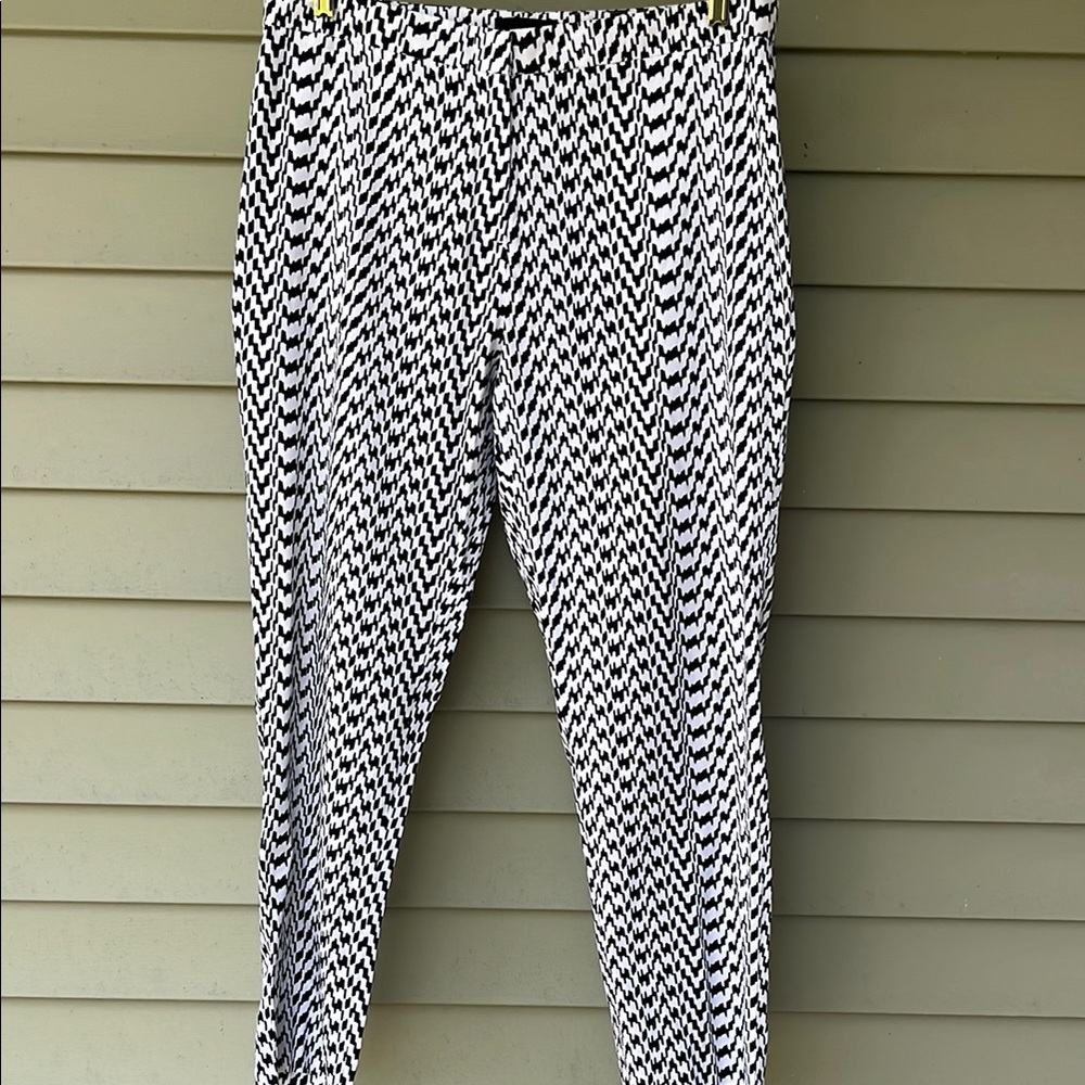 New Focus 2000 Monochrome Abstract Pants